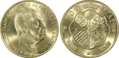 1966 100 P (1966) MS64