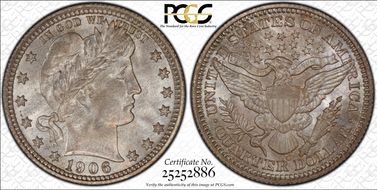 1906-O 25C MS67