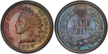 1888 1C MS65BN