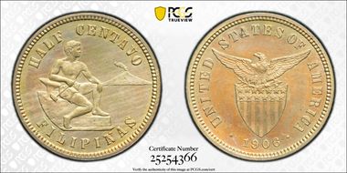 1906 1/2C PR66RD
