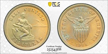 1908 1/2C PR66RD