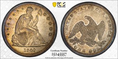 1840 $1 AU53