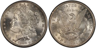 1890-S $1 MS66