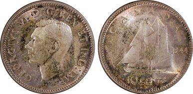 1944 10C MS66