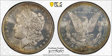 1878 7/8TF $1 Strong, VAM 40, 7/5 MS66