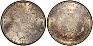 1885 $1 MS67+