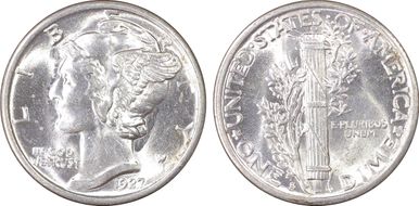 1927-S 10C MS63