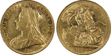 1896-M Sov S-3875 AU55