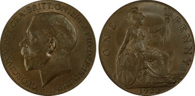 1922 1D S-4051 MS66BN