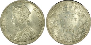 1862(C) Rupee SW-4.51 0/0 MS63