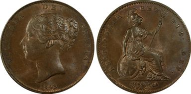 1848/7 1D S-3948 MS64BN