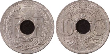 1923 10C Gad-286 F-138 MS66