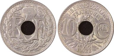 1922 10C Gad-286 F-138 MS66