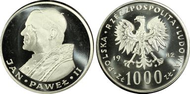 1982 MW 1000 Zl John Paul II PR67DCAM