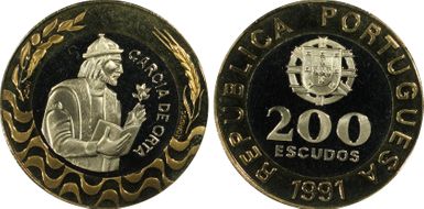 1991 200 Esc Garcia De Orta MS67