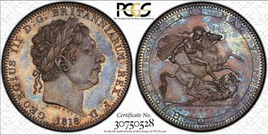 1818 Crown S-3787 LVIII Edge PR64