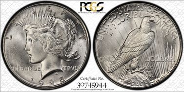 1925 $1 MS67