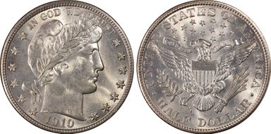 1910-S 50C MS64