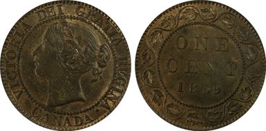 1859 1C Narrow 9 MS63BN