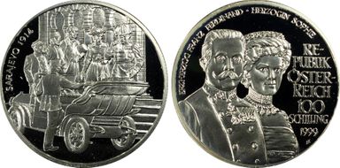 1999 100 Sch Ferdinand & Sophie PR69DCAM