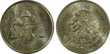 1950-Mo 25C MS65