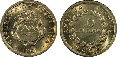 1951-BCCR 10C MS66