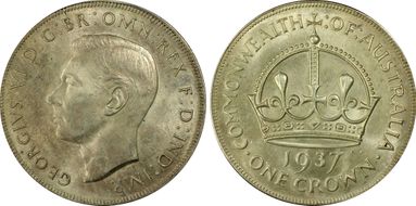 1937 Crown KM-34  Ag MS63