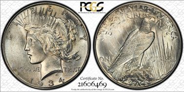 1934 $1 MS65
