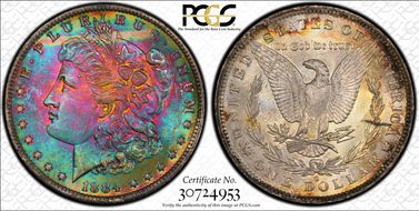 1884-O $1 MS65