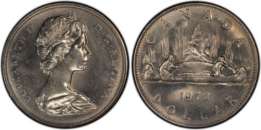 1972 $1 Voyageur MS65