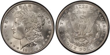 1885 $1 MS65