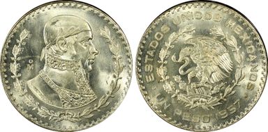 1957-Mo Peso KM-459 BU89
