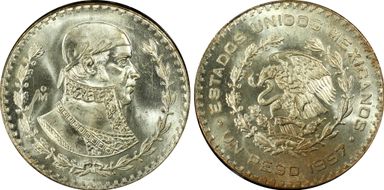 1957-Mo Peso KM-459 BU89