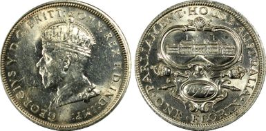 1927(m) Florin Canberra  KM-31 MS62