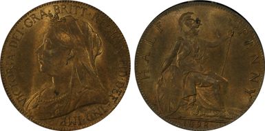 1898 1/2D S-3962 MS64RB