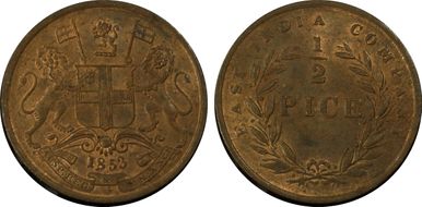 1853(C) 1/2 Pc SW-3.84 MS63RB