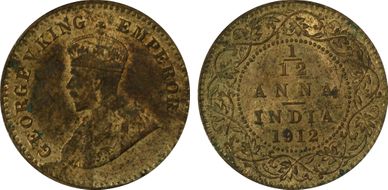 1912(C) 1/12 An MS62RB