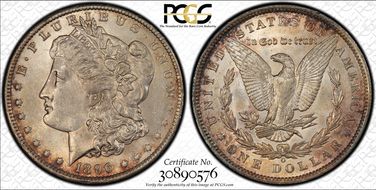 1896-O $1 MS62