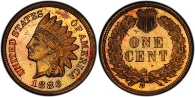 1886 1C Type 2 PR63RB