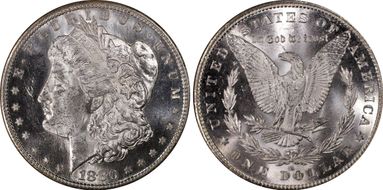 1880-S $1 MS64