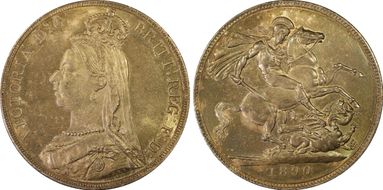 1890 Crown S-3921 MS63