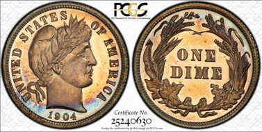1904 10C PR66+
