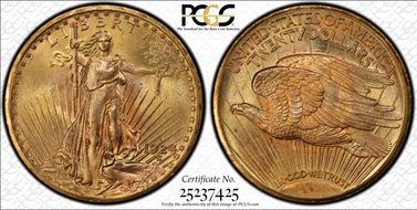 1924-D $20 MS64+