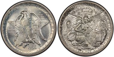 1936 50C Texas MS67