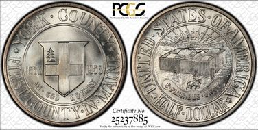 1936 50C York MS67