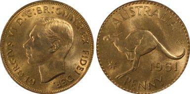 1951-PL (L) 1D KM-43 MS64RD