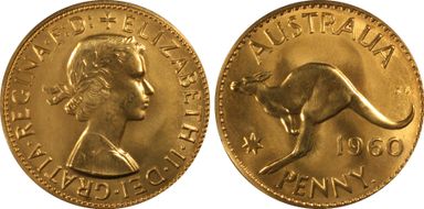 1960 Y. (p) 1D PR66RD