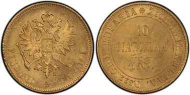 1904-L 10 Mar KM-8.2  Au MS64