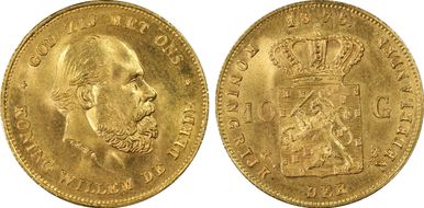 1875 10 G KM-105  Au MS67