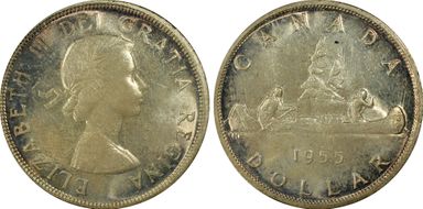 1955 S$1 MS64+